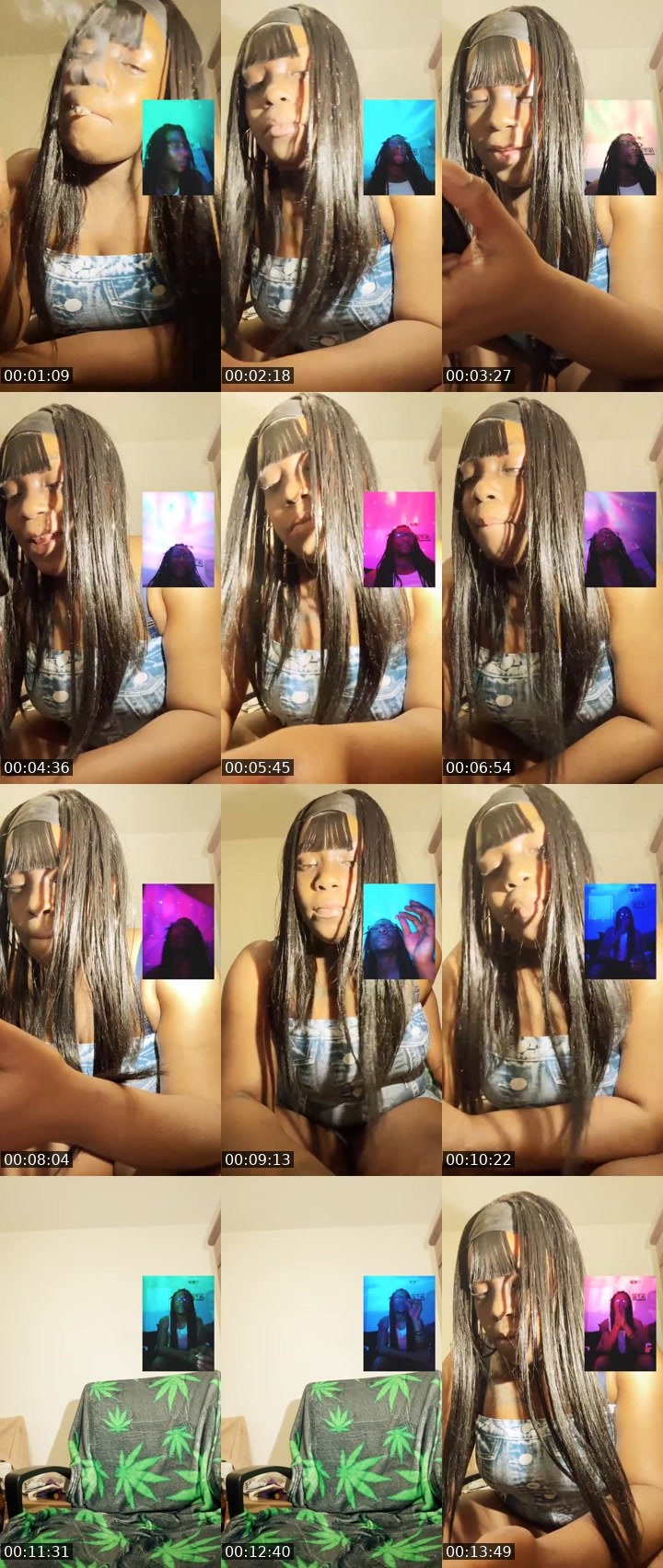 Contact-sheet preview of beauty…🐊🥛 eh eh's Liveme recording
