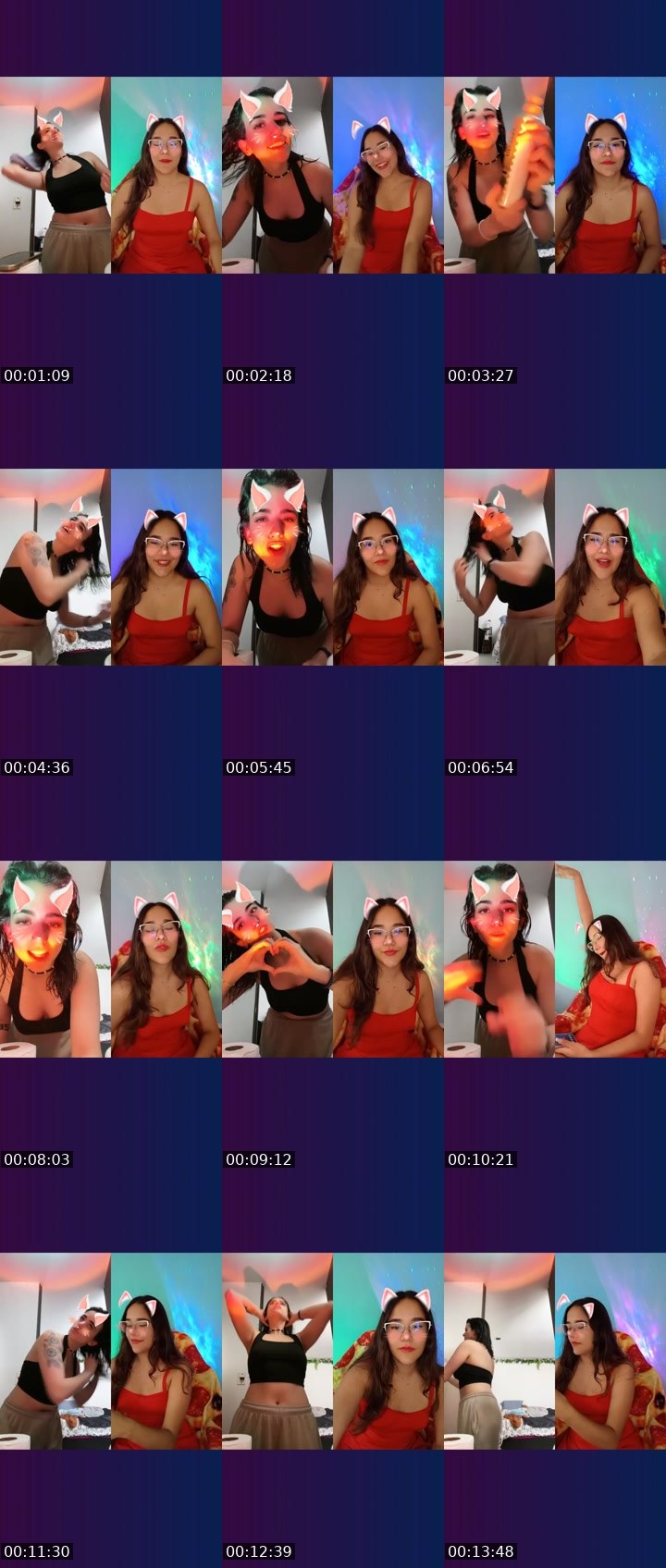 Contact-sheet preview of 💋ROXXX✰Lღ's Liveme recording