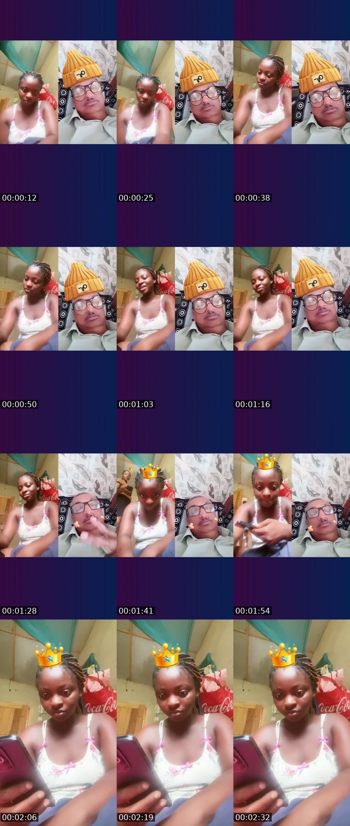 Contact-sheet preview of Ice 🍦cream's Liveme recording