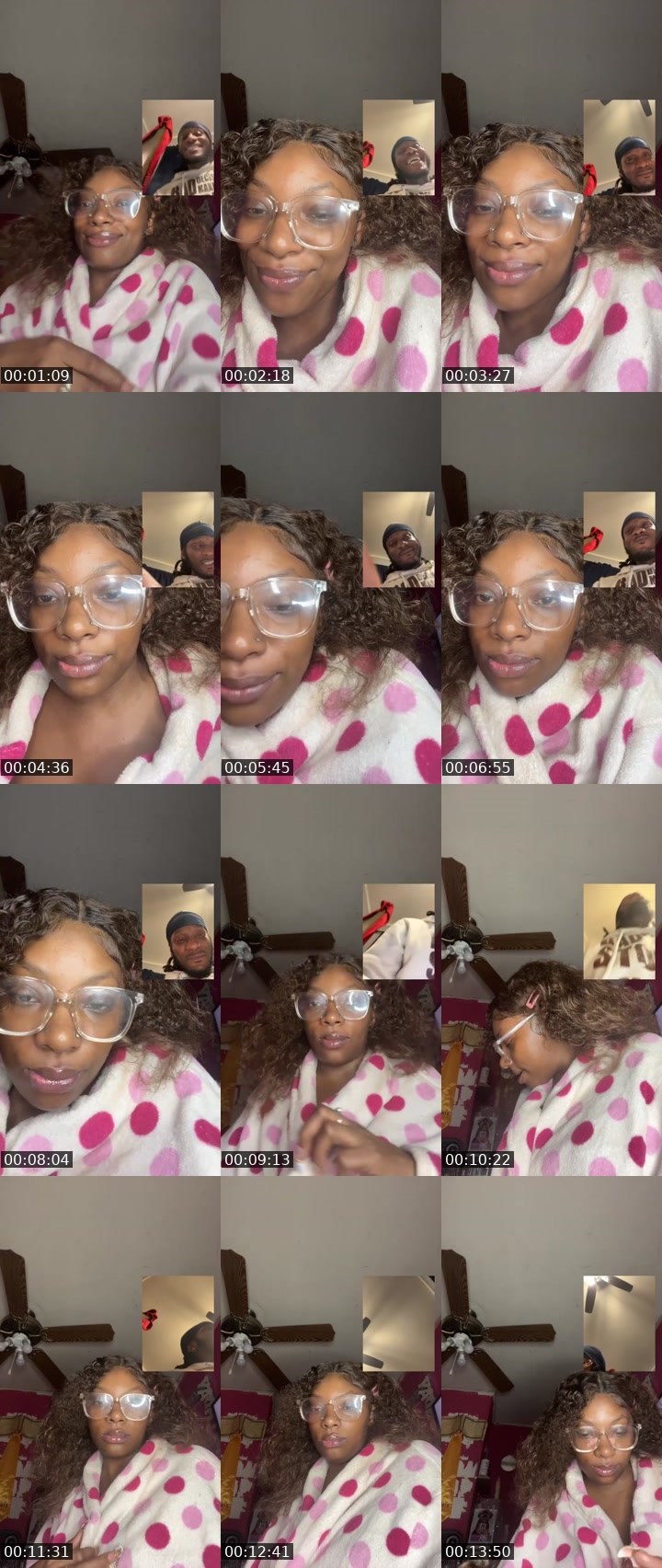 Contact-sheet preview of BrownSugar😍🤎's Liveme recording