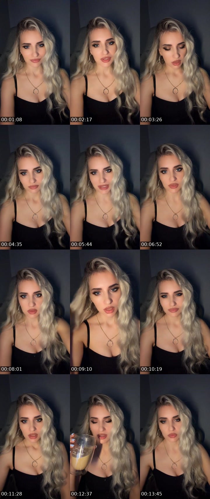Contact-sheet preview of NataSport's Liveme recording