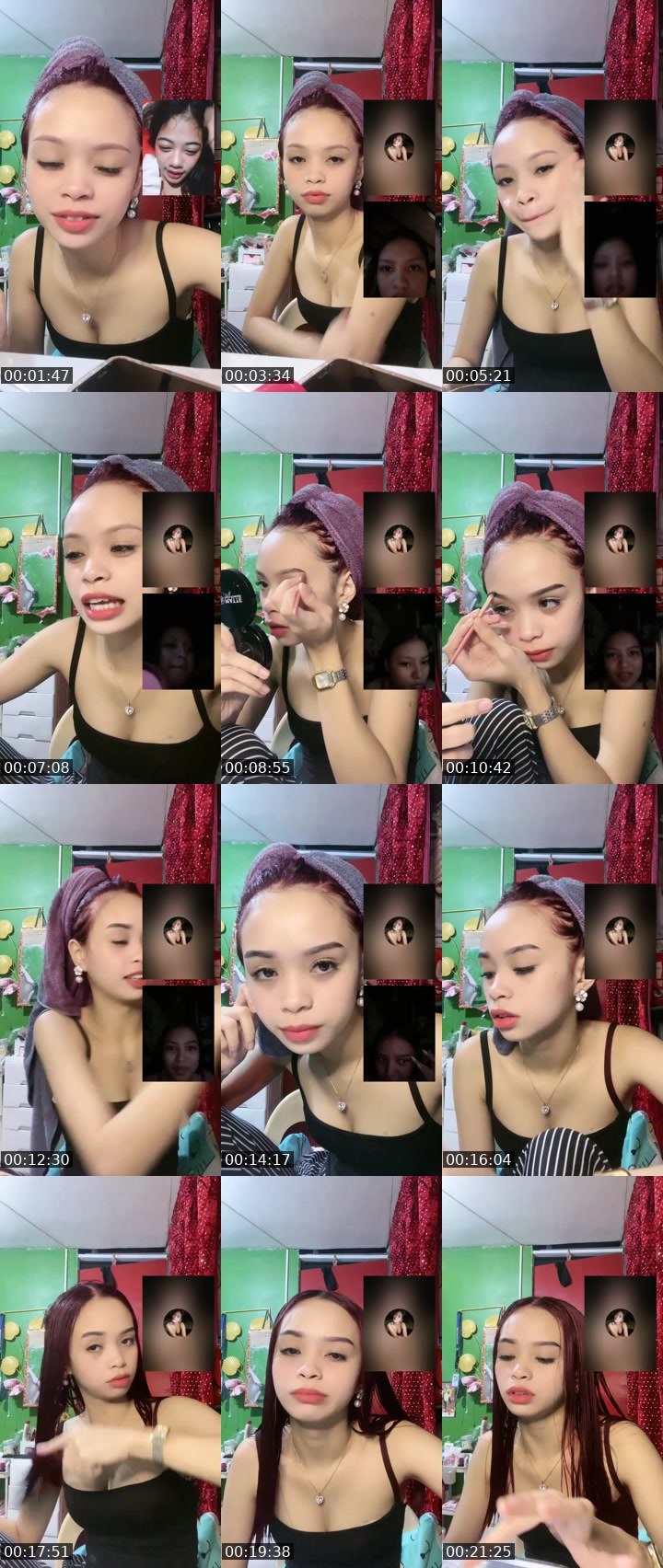 Contact-sheet preview of ♛ ₚₕ Nella ✨'s Liveme recording