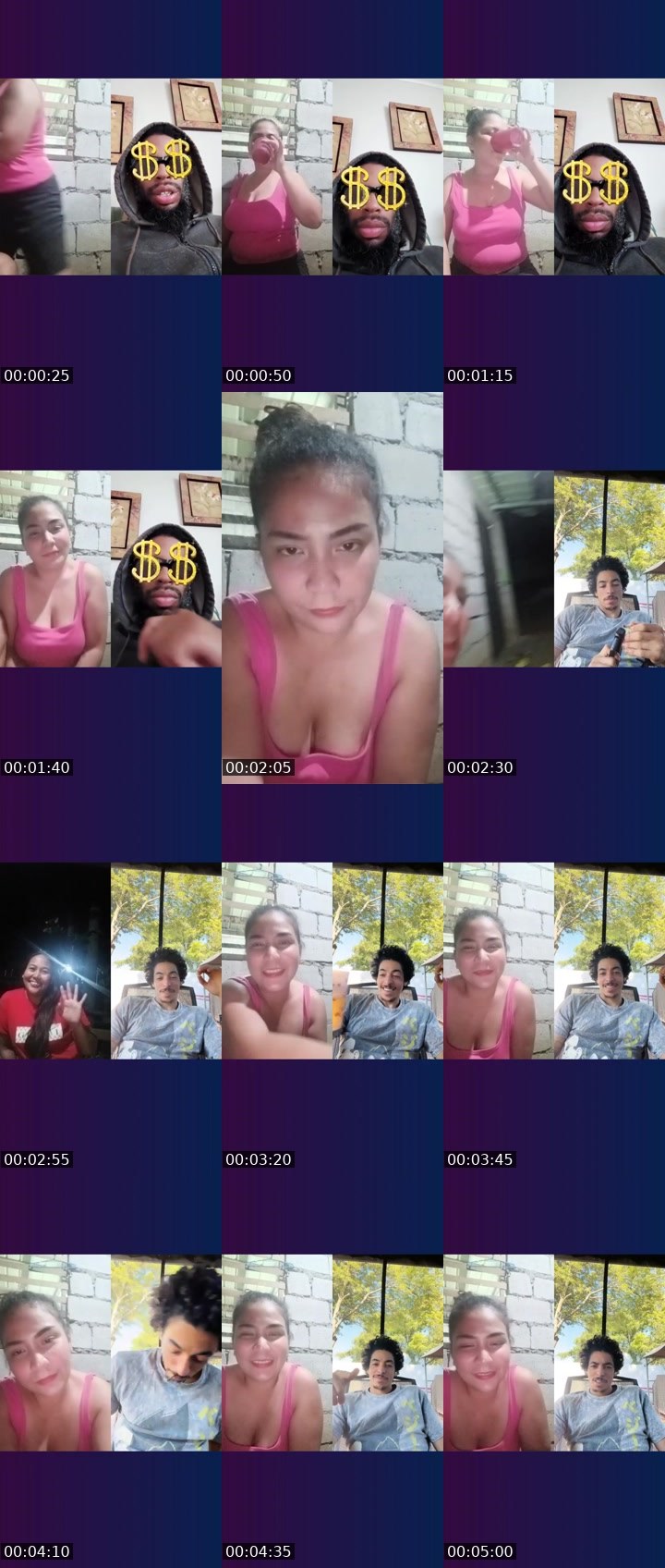 Contact-sheet preview of 👸Aissh🦋's Liveme recording