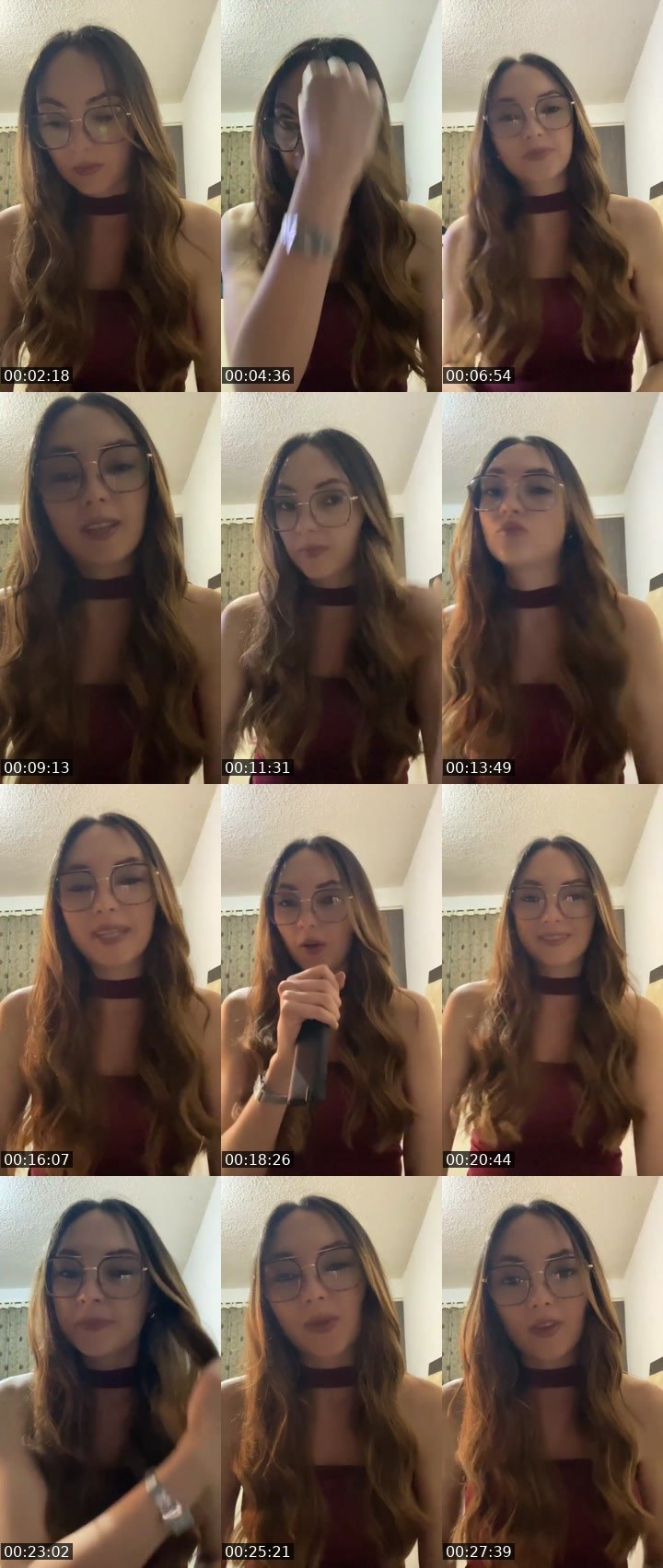 Contact-sheet preview of Annis🌸🐟's Liveme recording