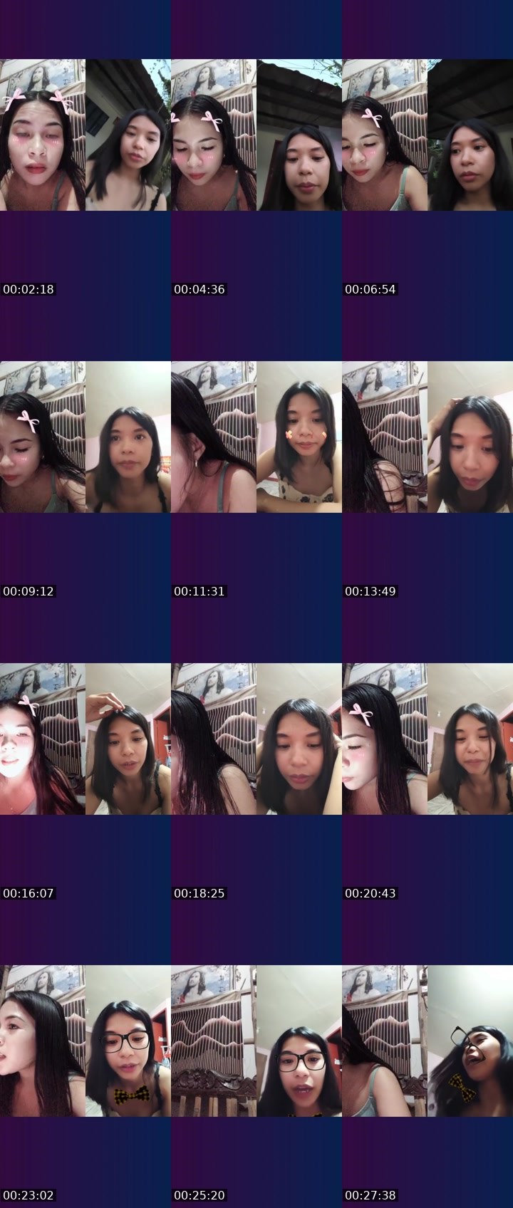 Contact-sheet preview of 🔹👸Shaine🦋☀️'s Liveme recording