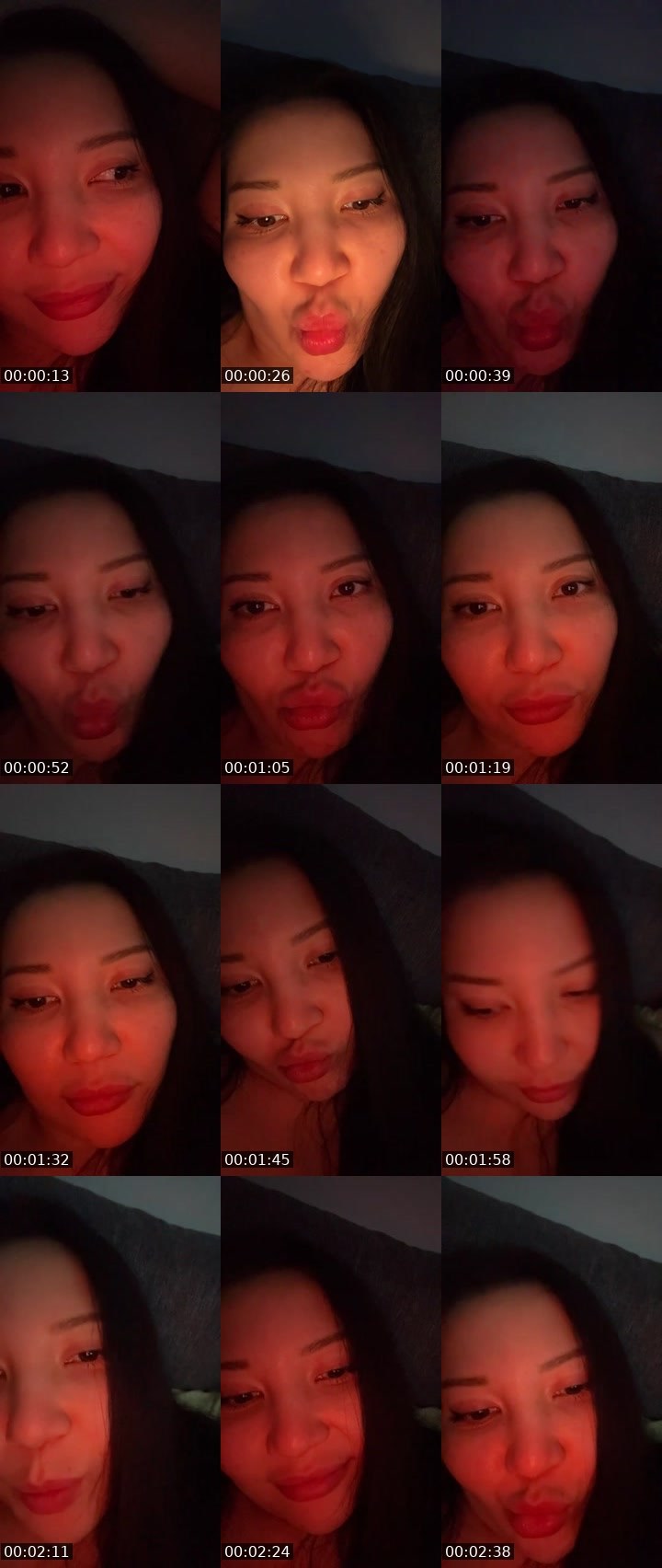 Contact-sheet preview of nnow🩷's Liveme recording