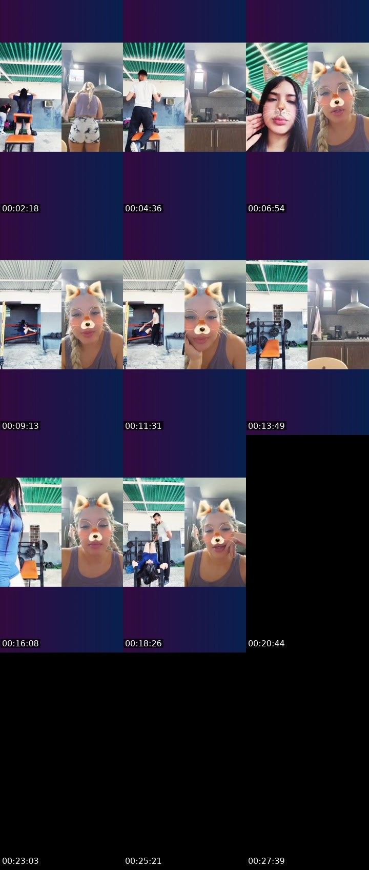 Contact-sheet preview of 👑⃤ Danielita🐇's Liveme recording