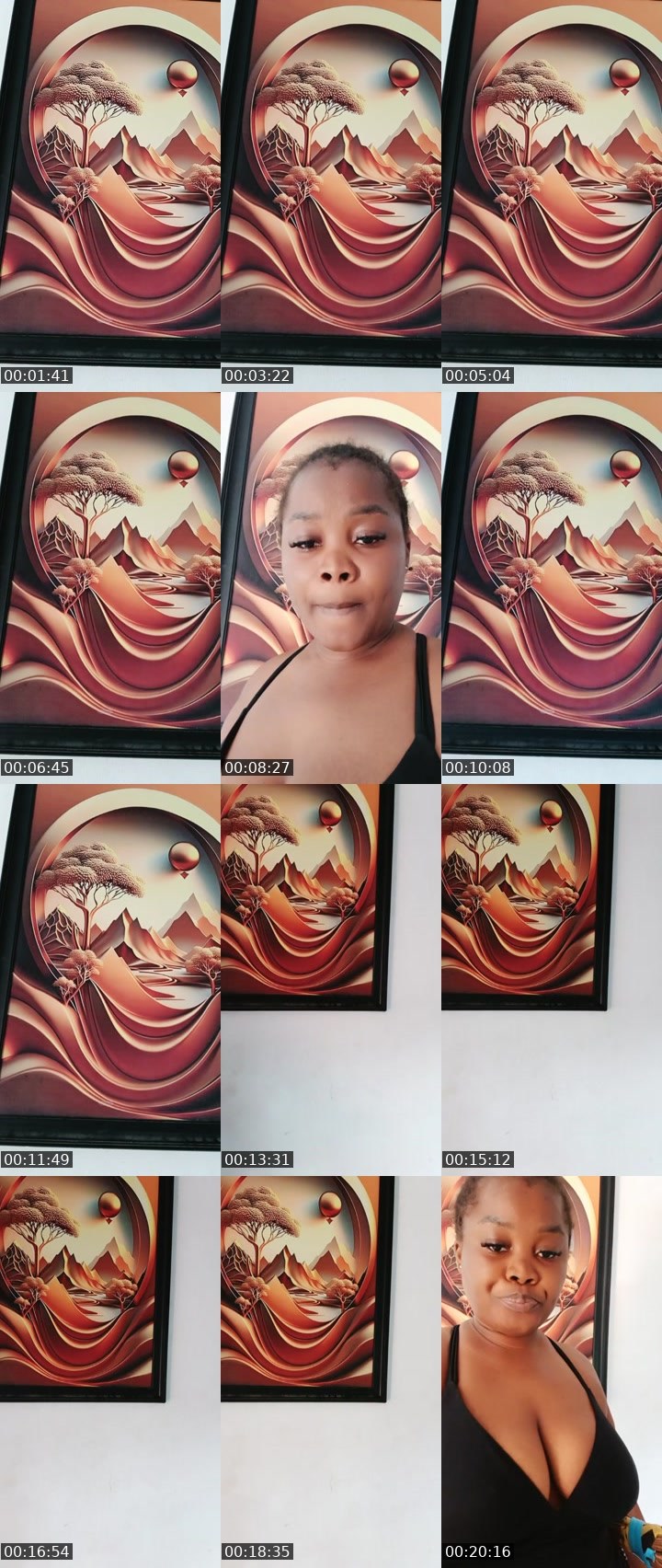 Contact-sheet preview of 🔆⃤ chubbybeauty's Liveme recording