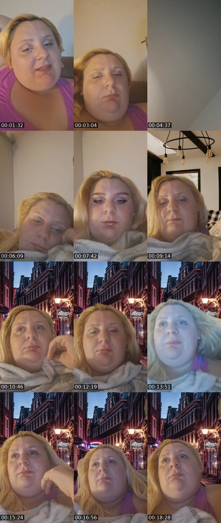 Contact-sheet preview of Mackenzie lonas's Liveme recording