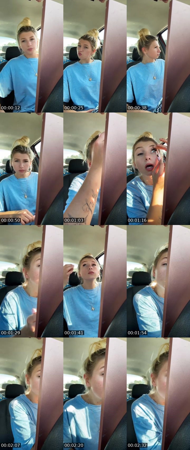 Contact-sheet preview of CA-$ierramarie111's Liveme recording