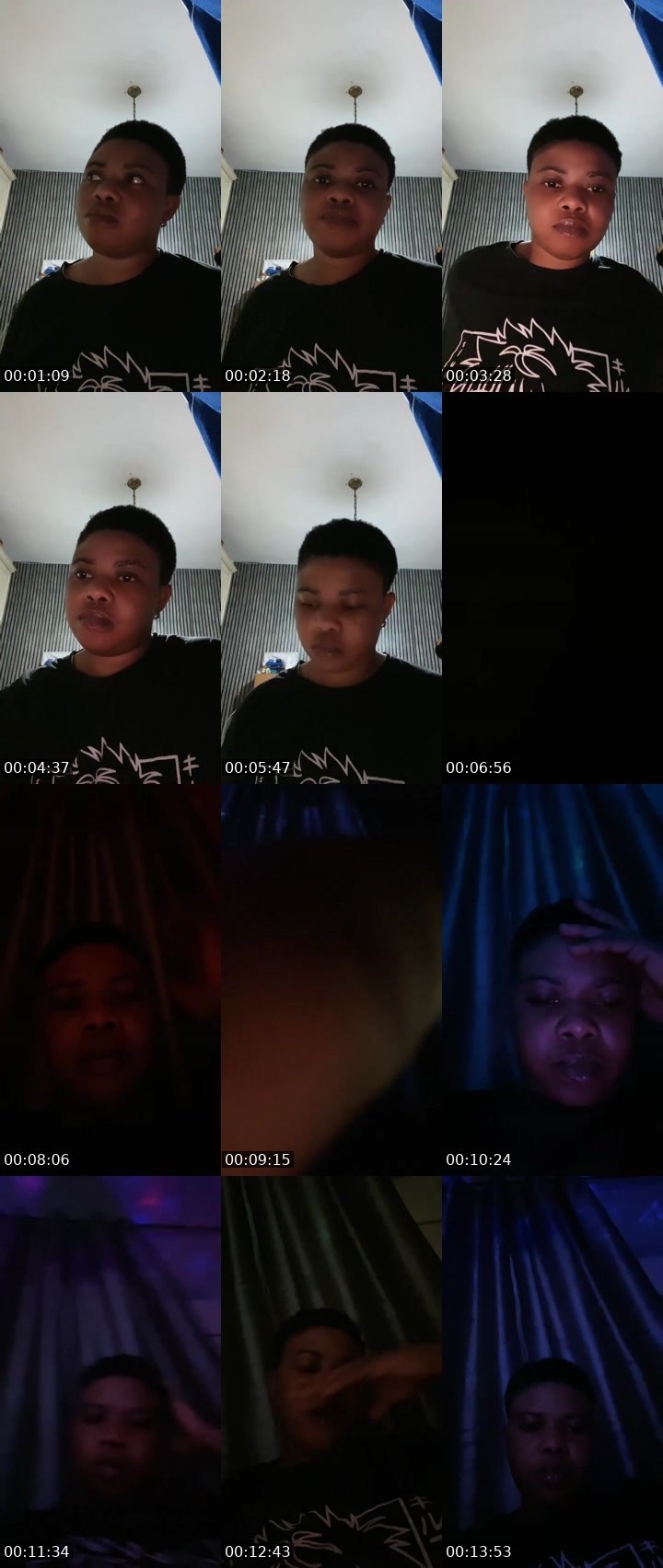 Contact-sheet preview of MERCYLUV💋's Liveme recording