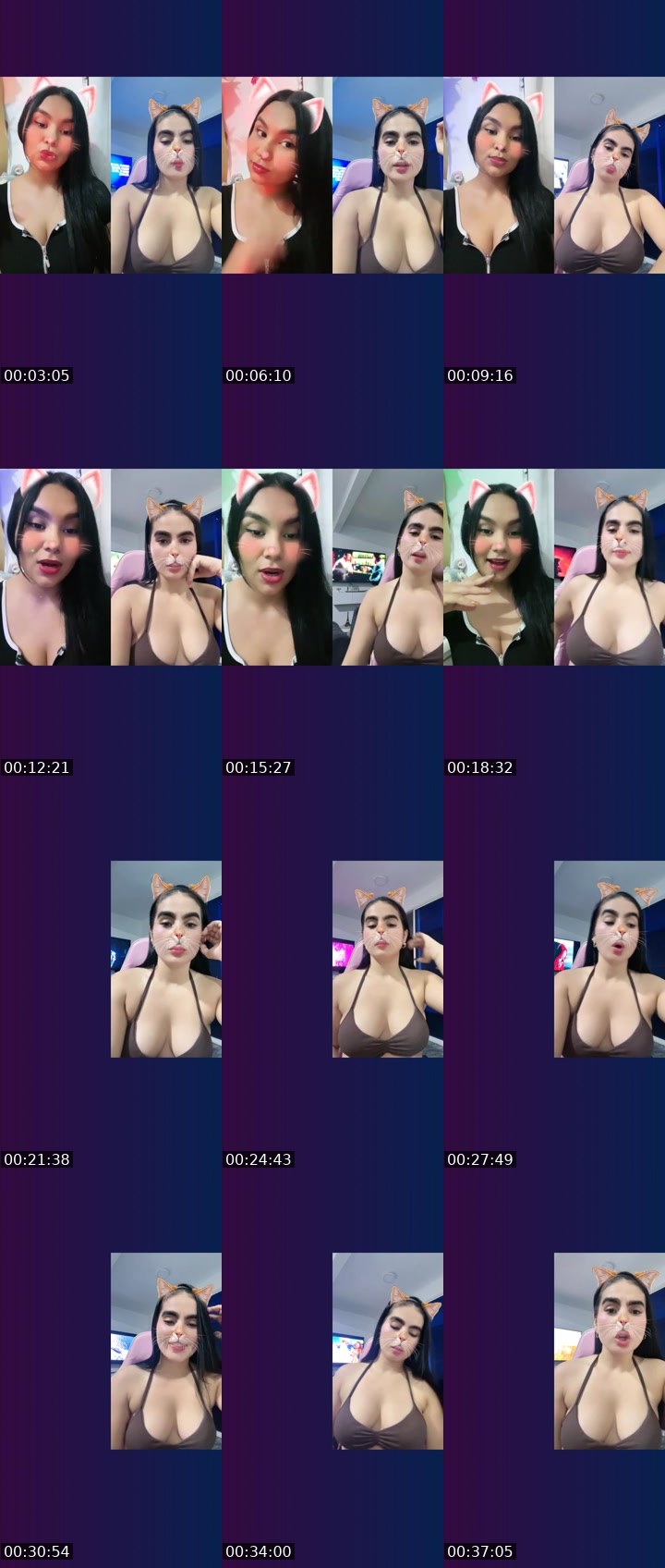 Contact-sheet preview of 🌐KAREN👑🫦's Liveme recording