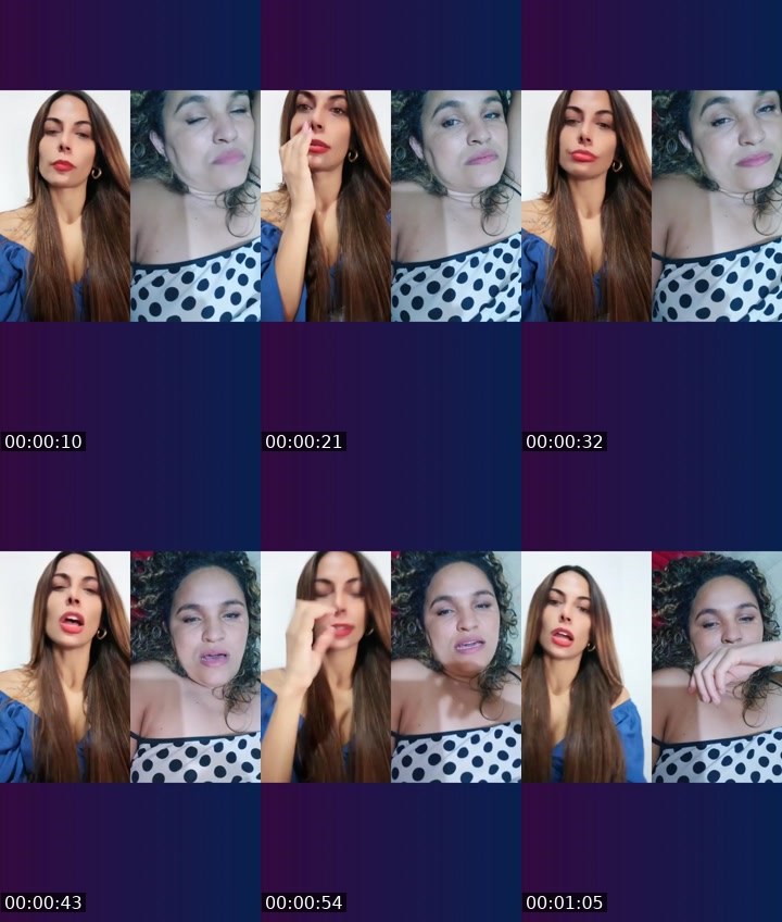 Contact-sheet preview of Maeva 🥂's Liveme recording