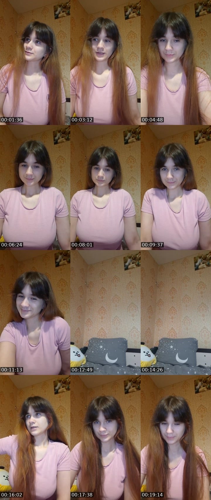 Contact-sheet preview of Skovkanin🐇's Liveme recording