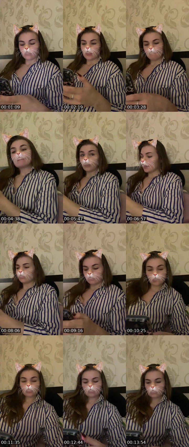 Contact-sheet preview of ℄ Lini🤍's Liveme recording