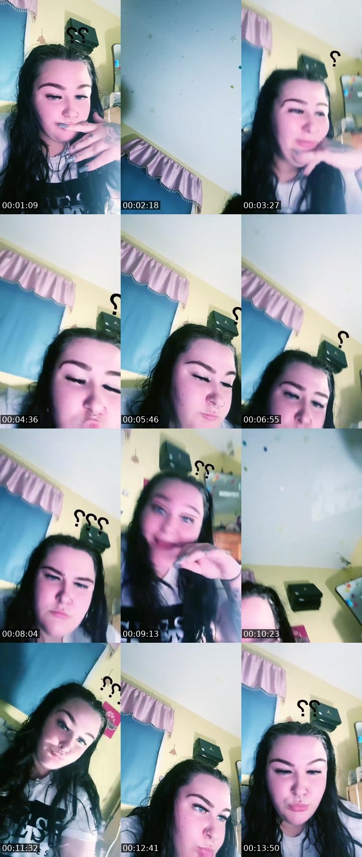 Contact-sheet preview of Flowerpower9069's Liveme recording