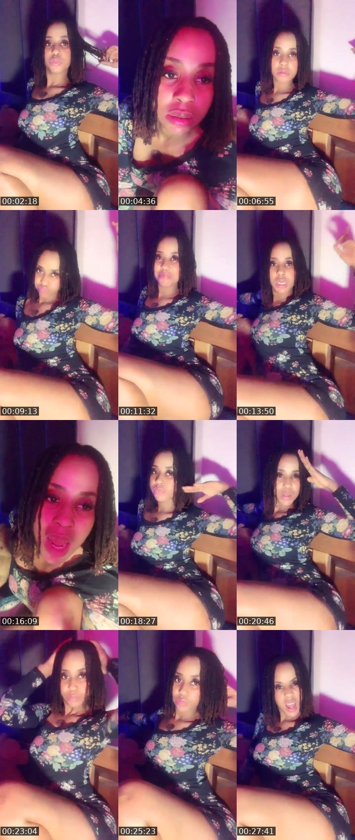 Contact-sheet preview of 🍑Curvy Goddess's Liveme recording
