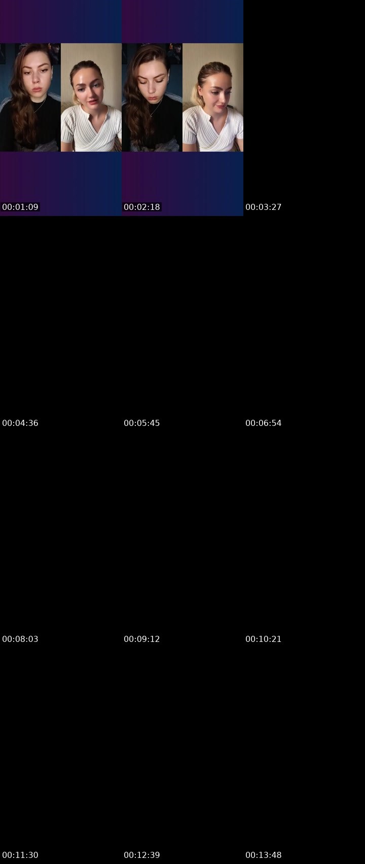 Contact-sheet preview of 🇺🇦ALENA💯's Liveme recording