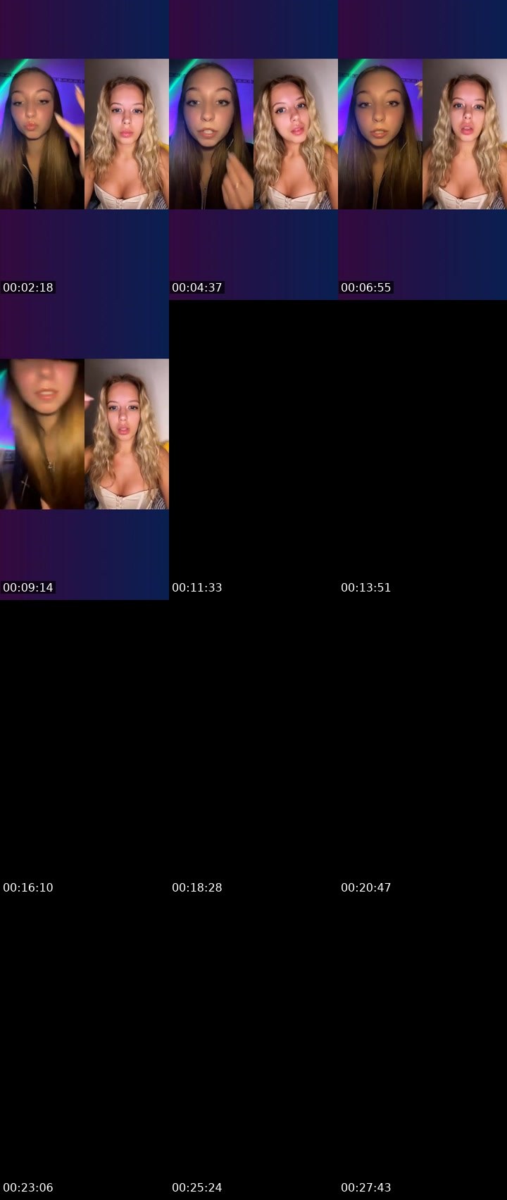 Contact-sheet preview of _🇧🇪Rapunzel🇺🇦's Liveme recording