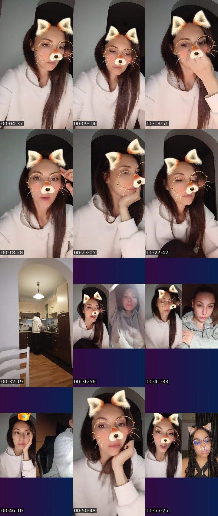 Contact-sheet preview of 💯Oly's Liveme recording