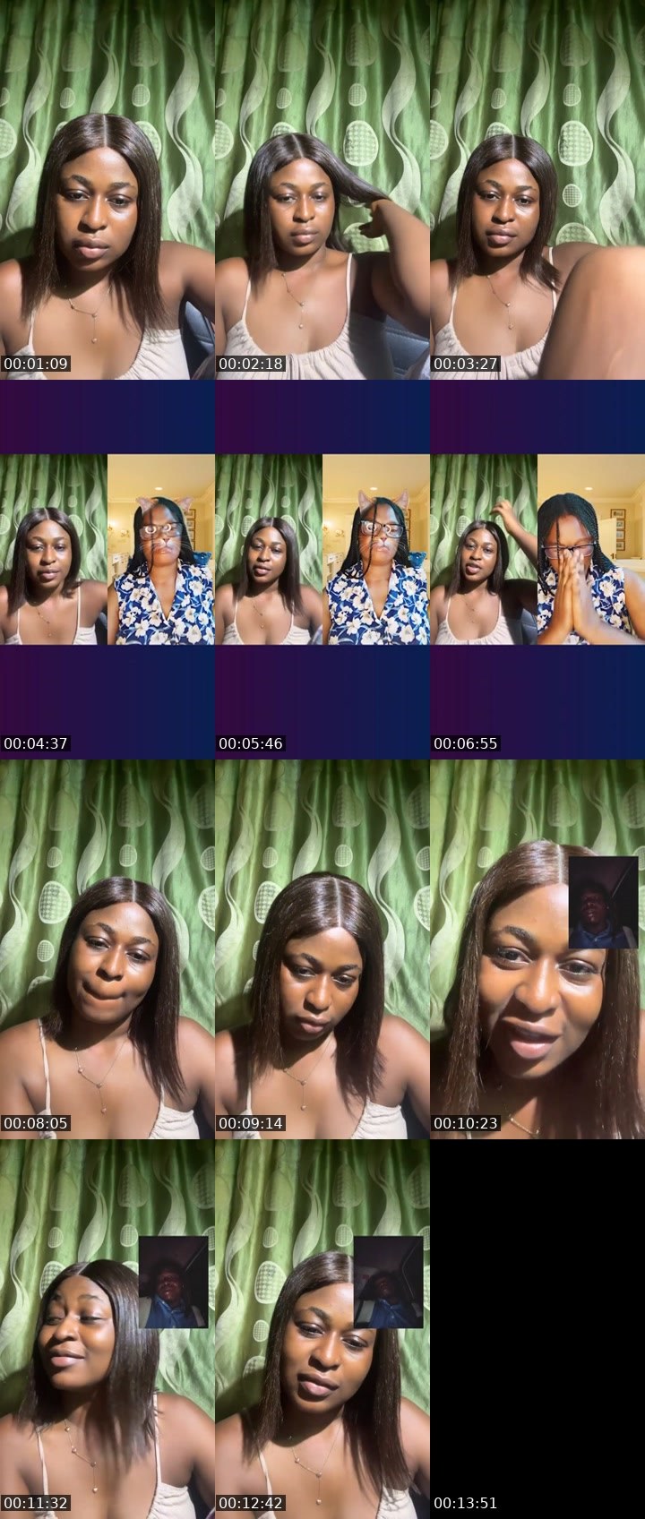 Contact-sheet preview of 🔆✯☞Stacy🎀✊🏾💜🕊️'s Liveme recording