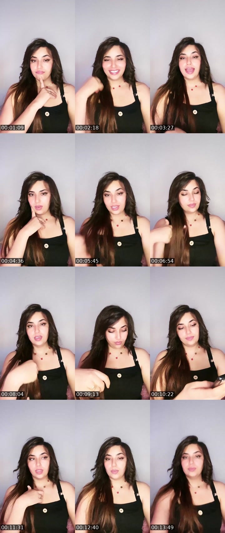 Contact-sheet preview of Dhekra👑's Liveme recording