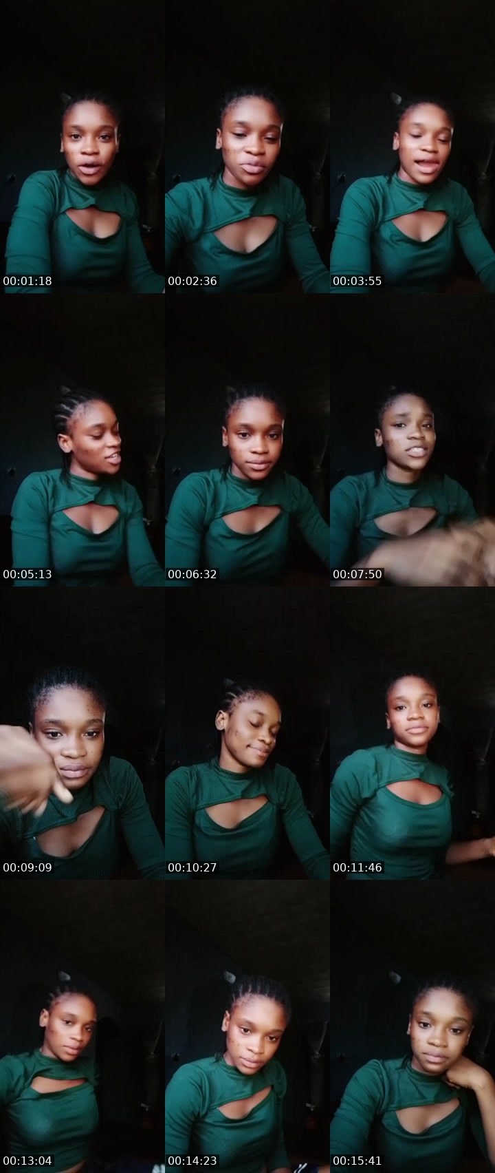 Contact-sheet preview of Aria❣️'s Liveme recording