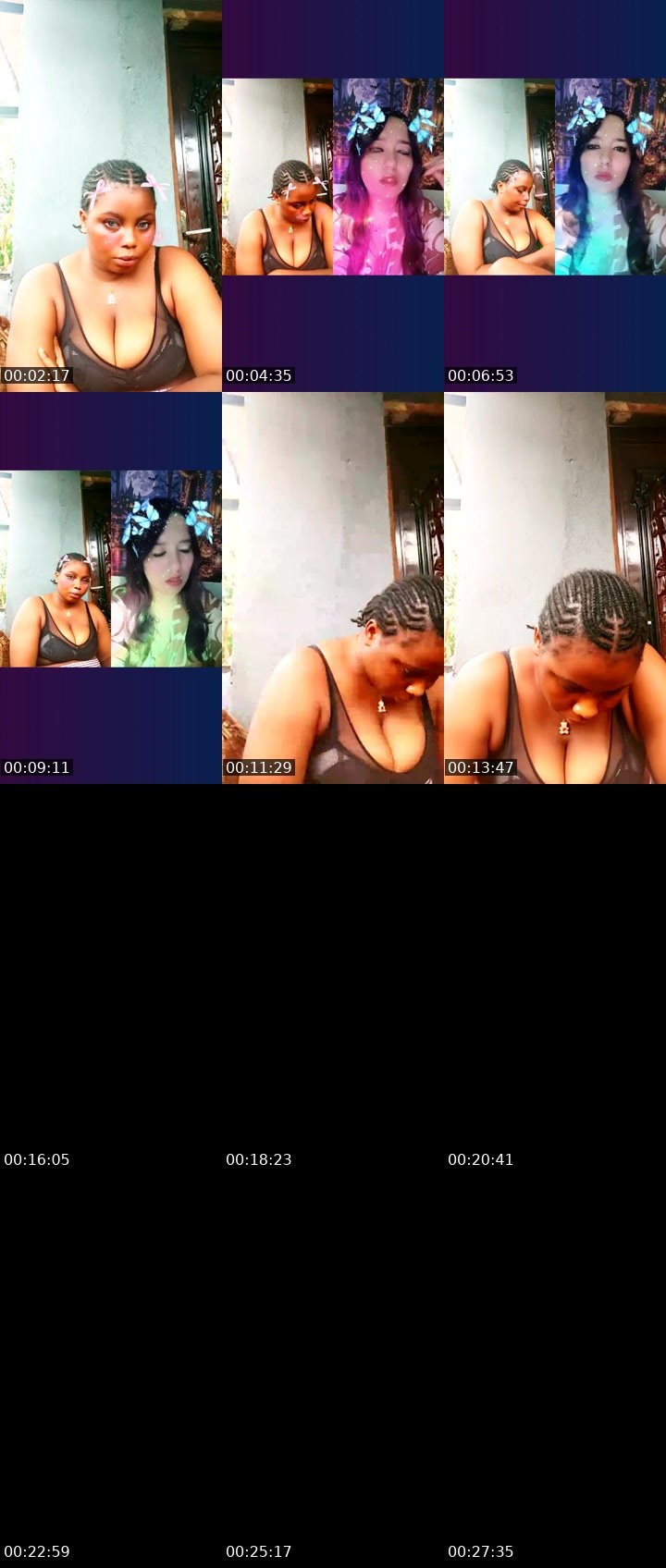 Contact-sheet preview of 🕊️CREAMY💜's Liveme recording