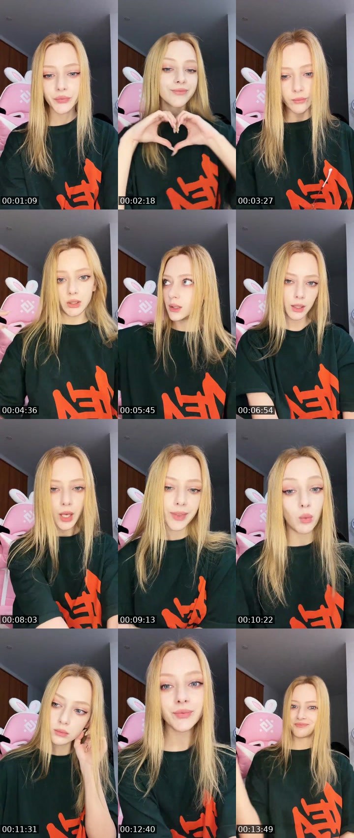Contact-sheet preview of 👑 Kitsune 🦊's Liveme recording