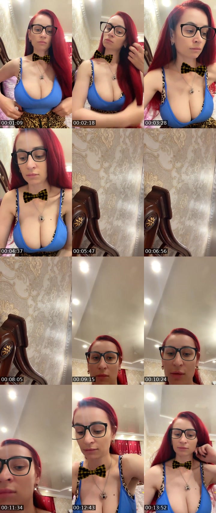 Contact-sheet preview of D🔥I🔥N🔥A's Liveme recording