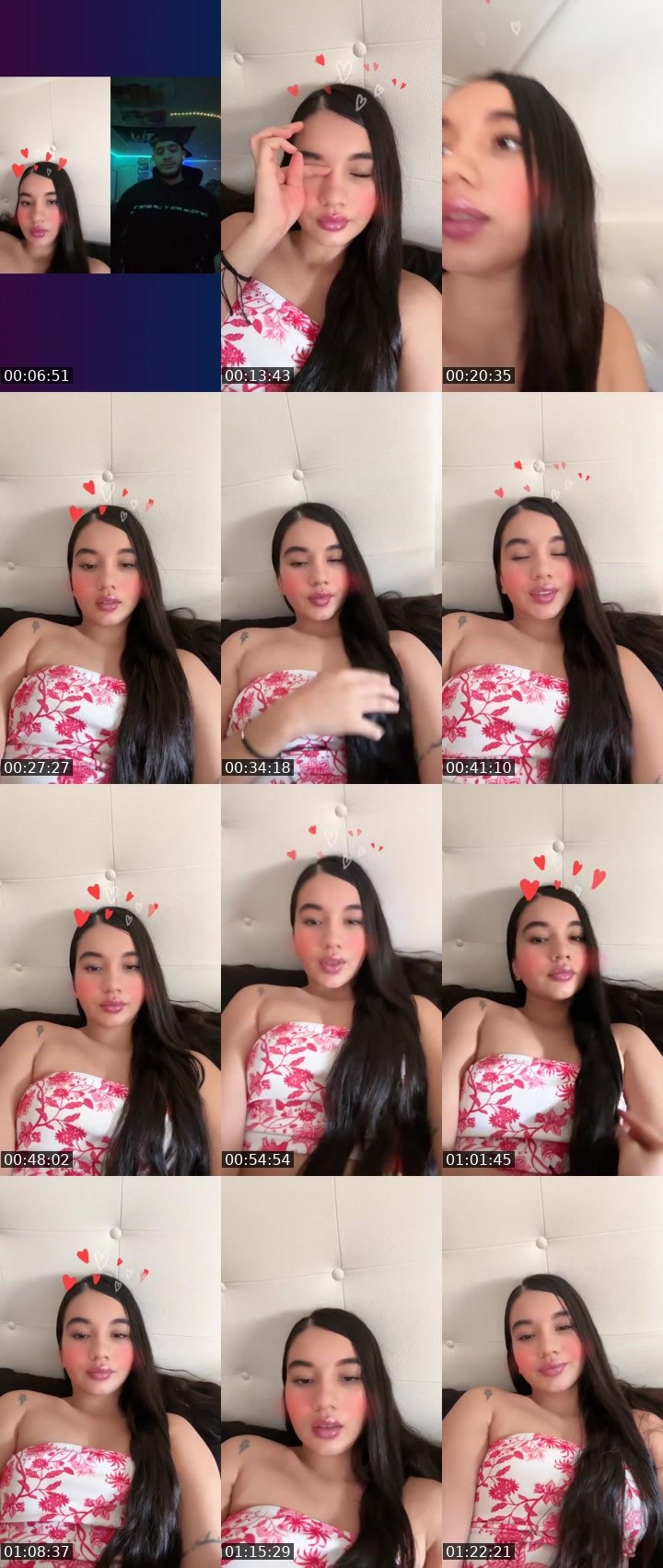 Contact-sheet preview of ✨🌩️𝓛𝓮𝓲𝓭𝔂❤️‍🔥✨'s Liveme recording