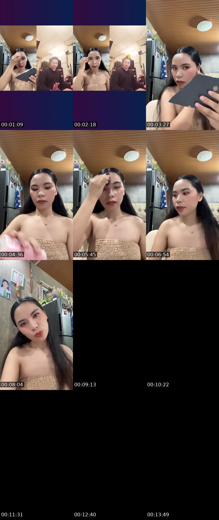Contact-sheet preview of ᴵᴬ💎Michiikooo🫐's Liveme recording