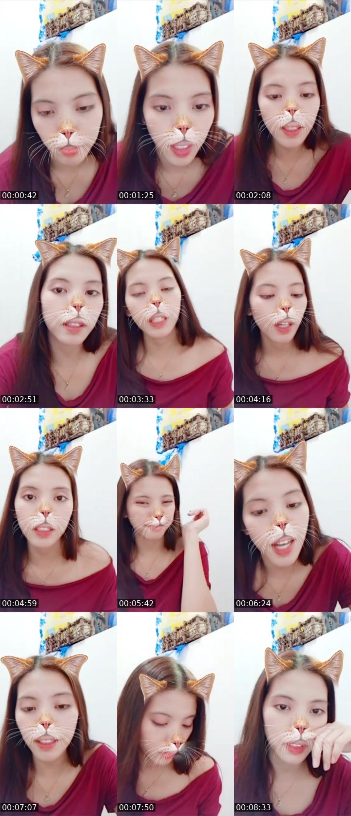 Contact-sheet preview of ☝️❤️SaySay's Liveme recording