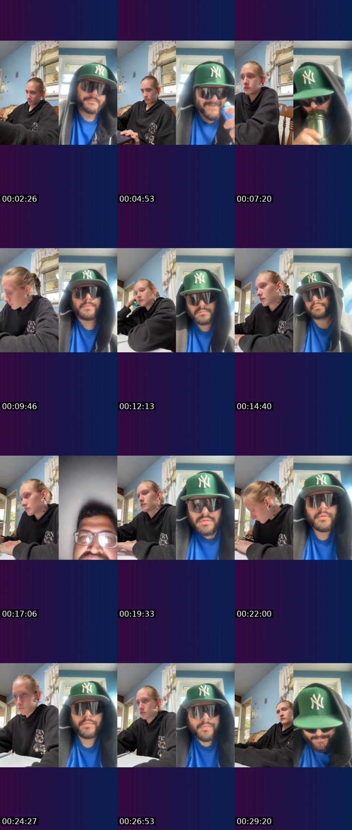 Contact-sheet preview of Earth_Angel's Liveme recording