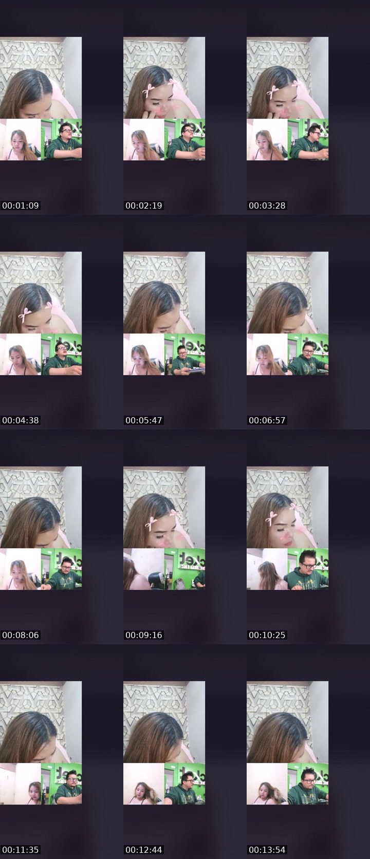 Contact-sheet preview of 🥨🌶JULZ28 🍀's Liveme recording