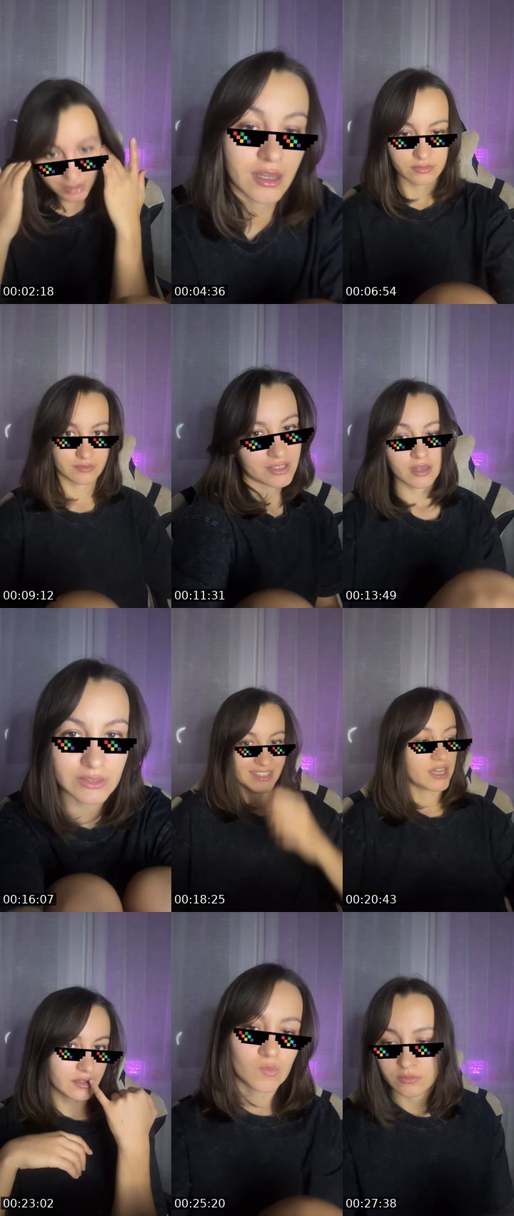Contact-sheet preview of 𝐀𝐝𝐞𝐥𝐞 🤍's Liveme recording