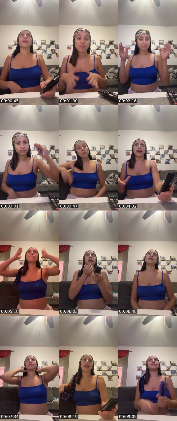 Contact-sheet preview of JulieboO30's Liveme recording