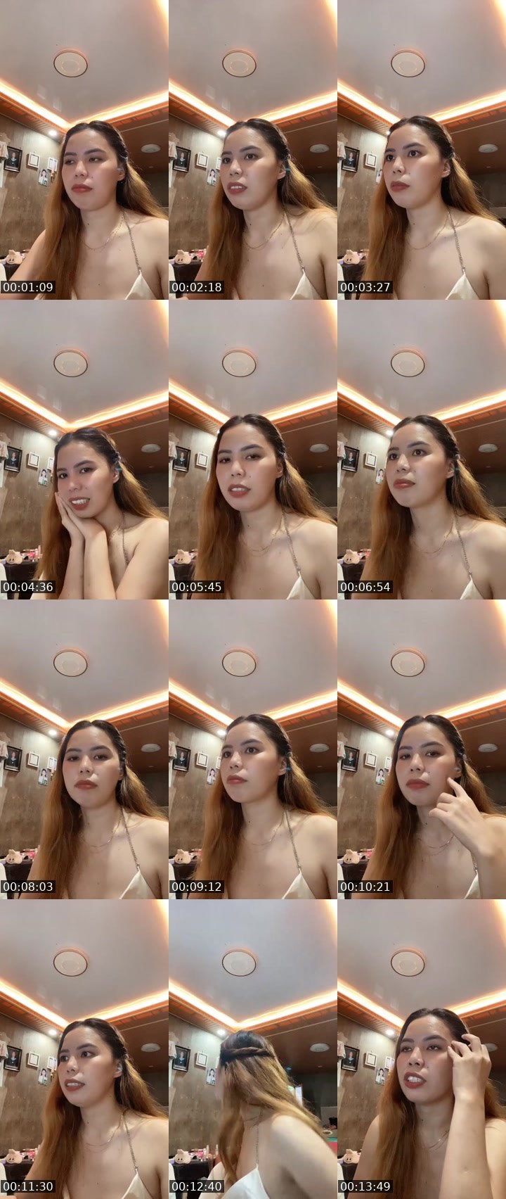 Contact-sheet preview of 💎ᴰᴮ Kaia's Liveme recording