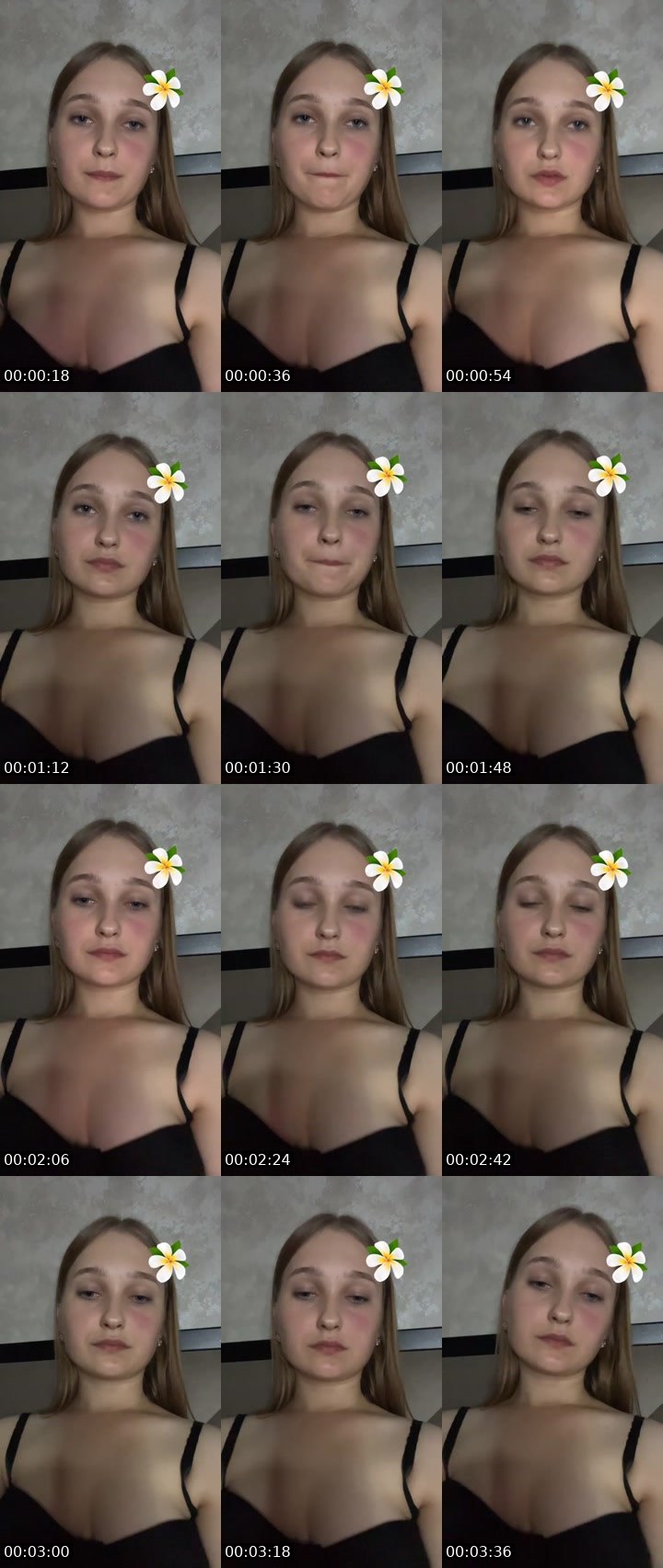 Contact-sheet preview of _Marina_'s Liveme recording