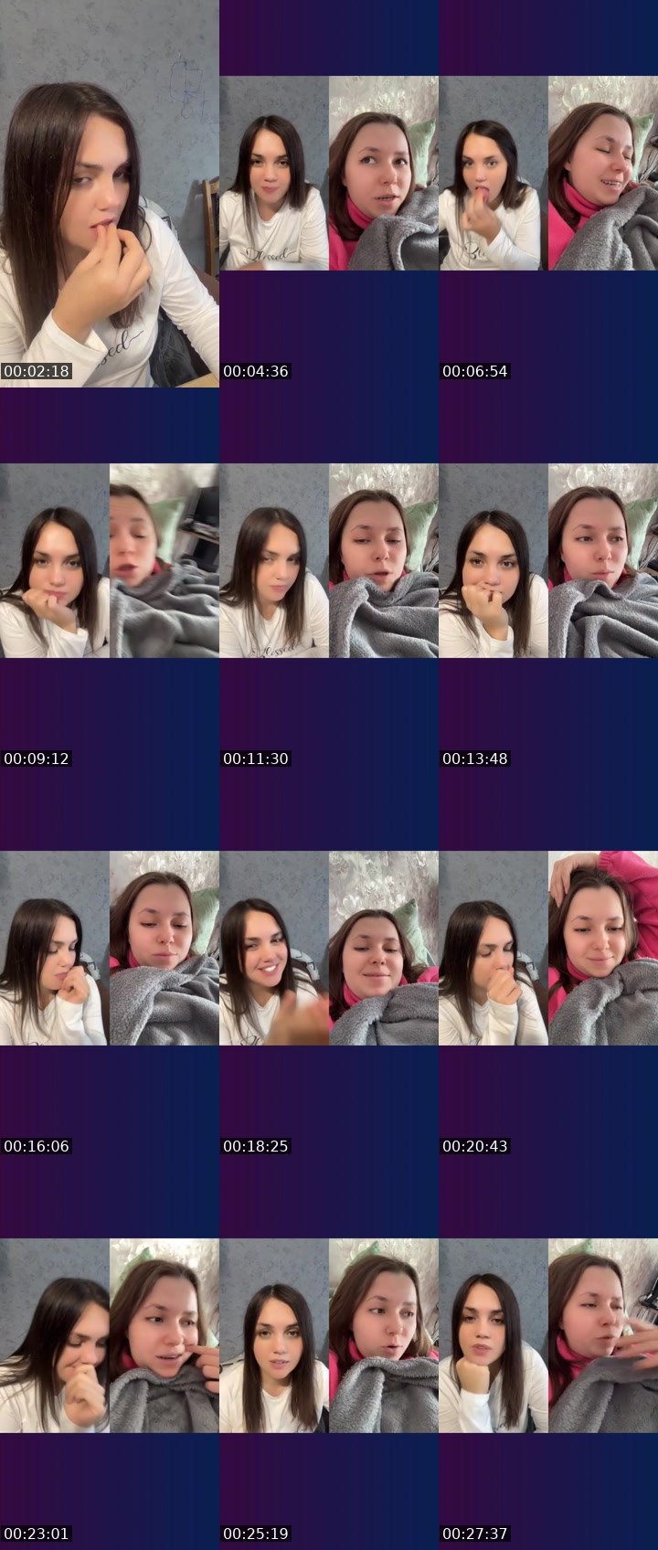 Contact-sheet preview of Nastya KH 😇's Liveme recording