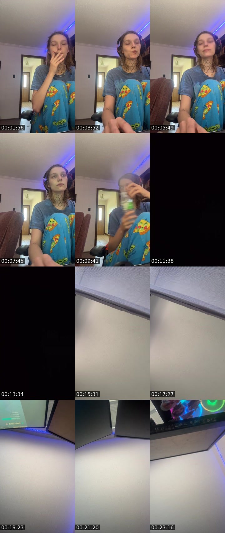 Contact-sheet preview of Willowsmama's Liveme recording