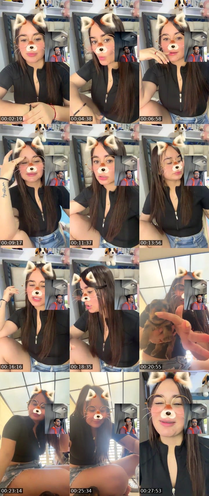Contact-sheet preview of 💫💜viole's Liveme recording