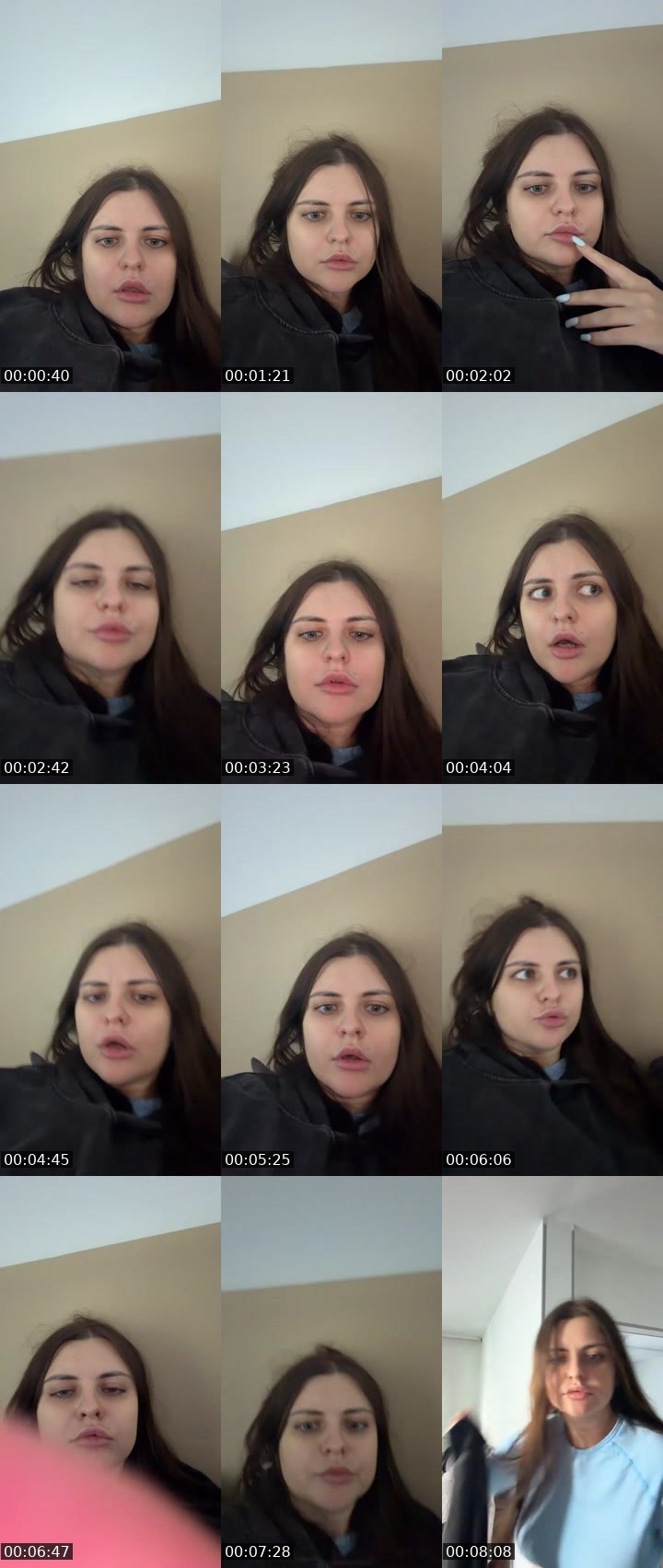 Contact-sheet preview of Kavai's Liveme recording