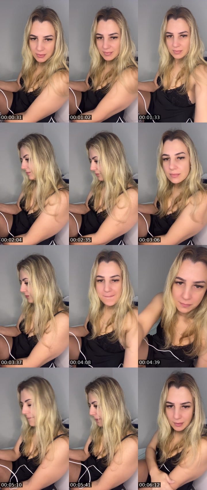 Contact-sheet preview of IZA🔥⃤'s Liveme recording