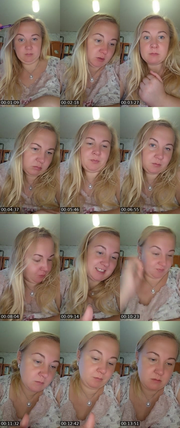 Contact-sheet preview of 🪷 GoldenBird 🕊's Liveme recording