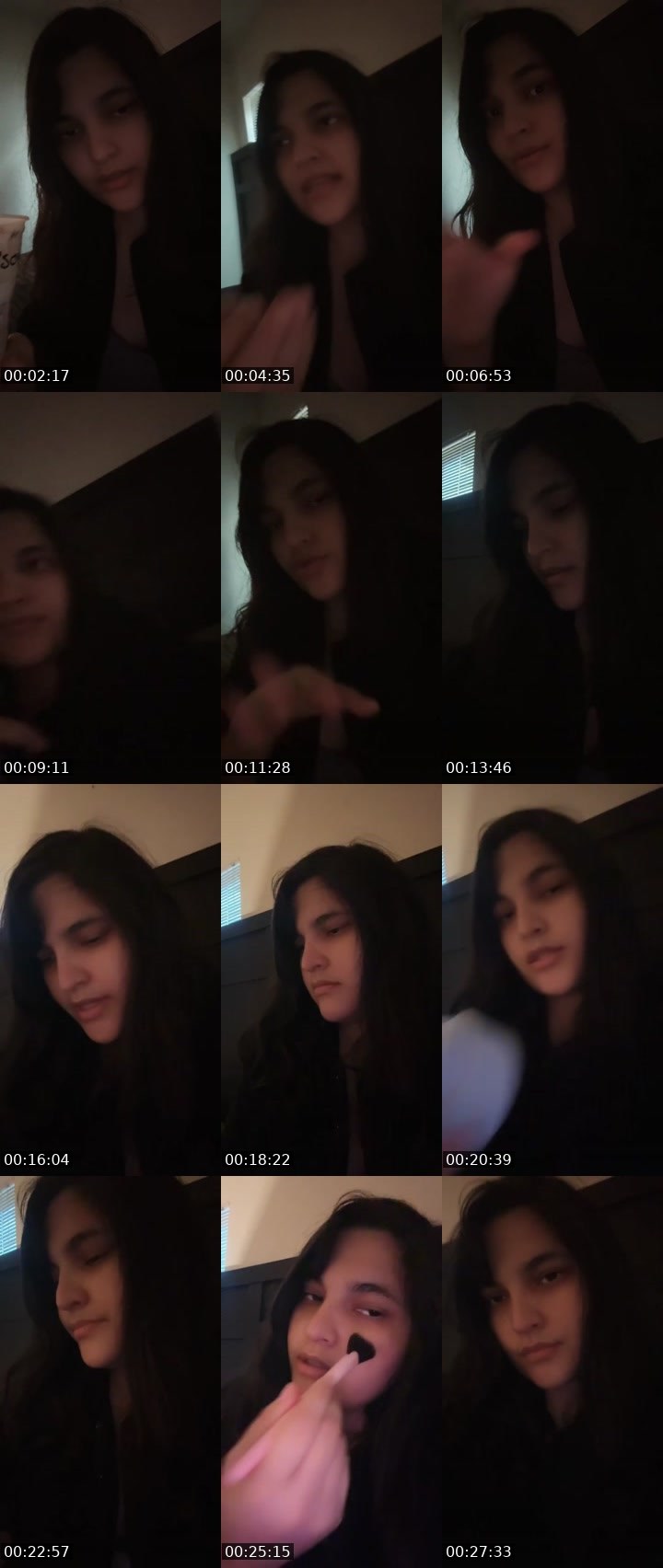 Contact-sheet preview of Kimm h cod-365626026's Liveme recording
