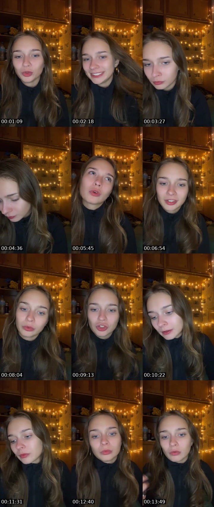Contact-sheet preview of karo🥰's Liveme recording