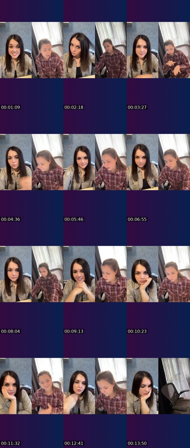 Contact-sheet preview of Nastya KH 😇's Liveme recording