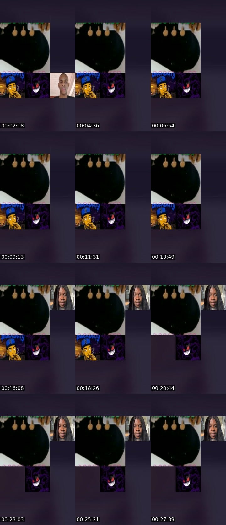 Contact-sheet preview of 🍃DOPEMFBAKER🍃's Liveme recording