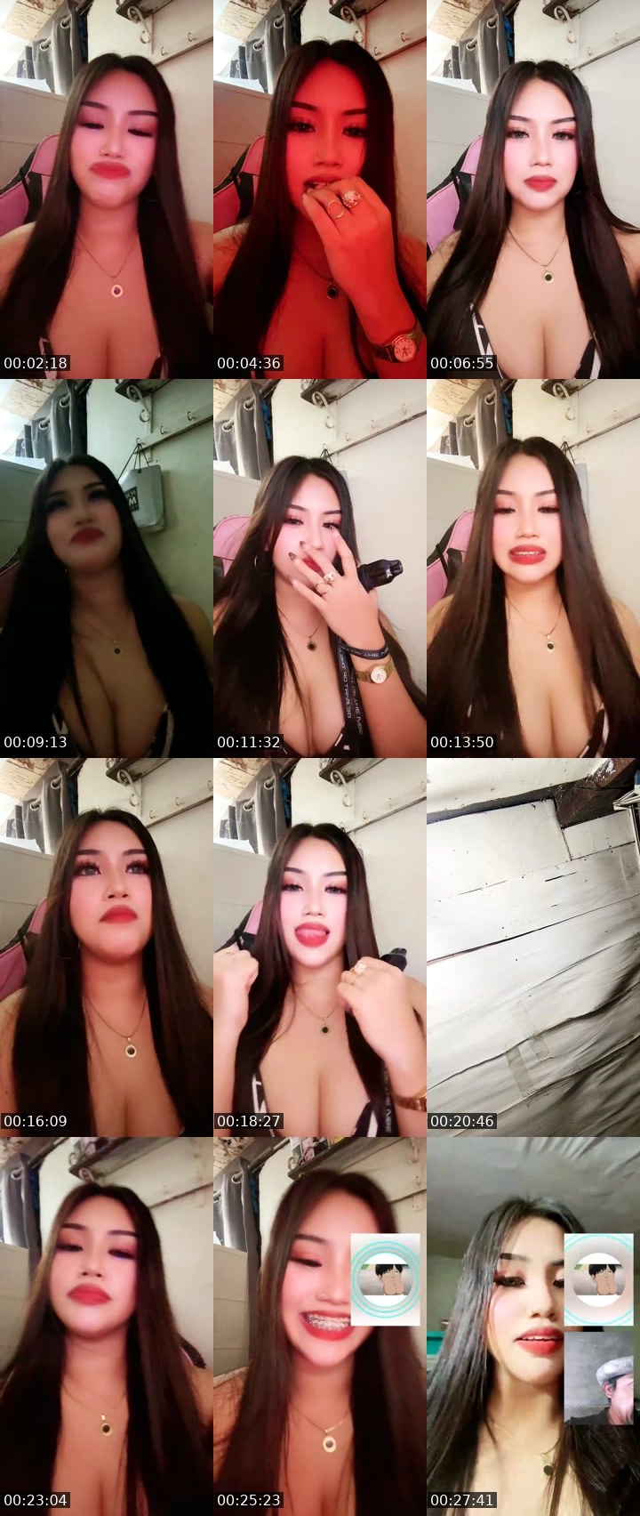 Contact-sheet preview of 👸🏻𝑀𝒶𝓎𝓊𝓂𝒾🍓's Liveme recording